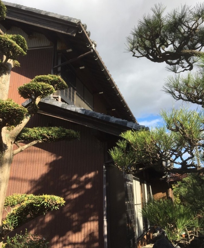 長浜市 板金屋根、雨樋現地調査①